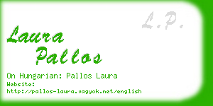 laura pallos business card